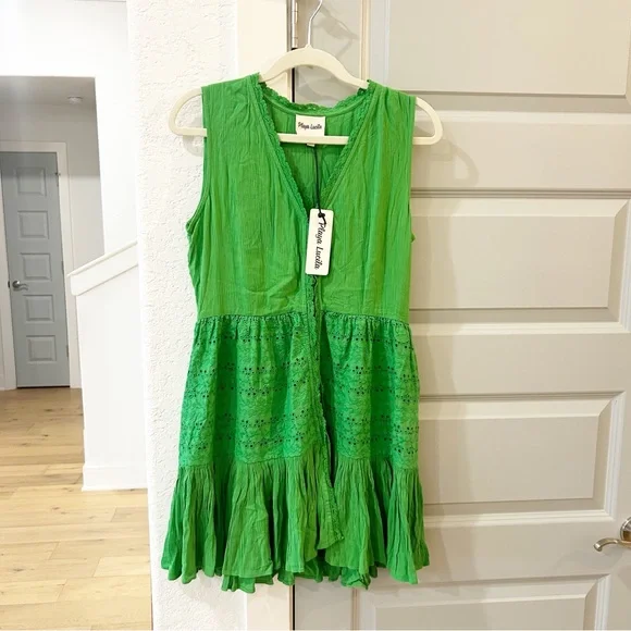 playa lucila eyelet mini dress Playa Lucila